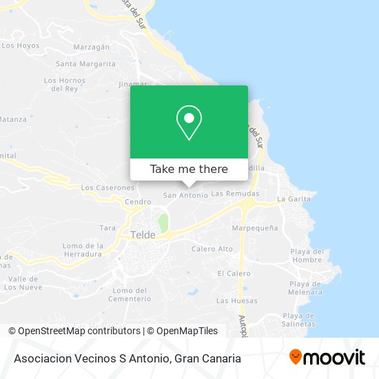 mapa Asociacion Vecinos S Antonio