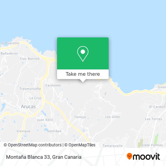 Montaña Blanca 33 map