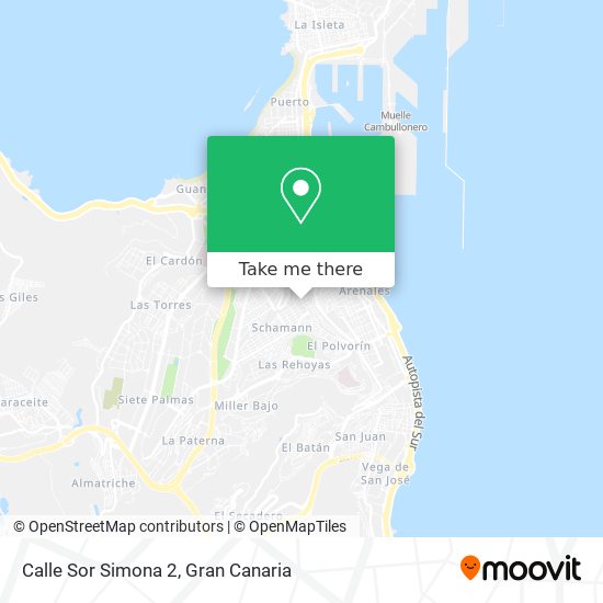 Calle Sor Simona 2 map