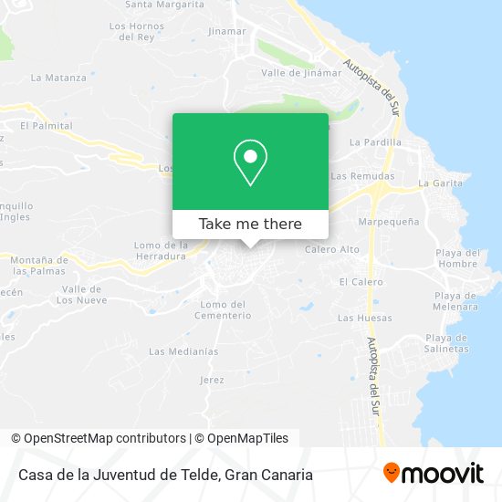 Casa de la Juventud de Telde map