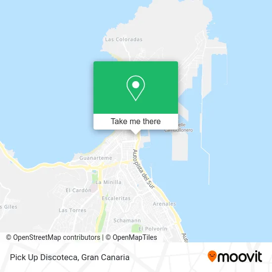 Pick Up Discoteca map