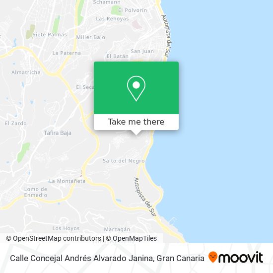 Calle Concejal Andrés Alvarado Janina map