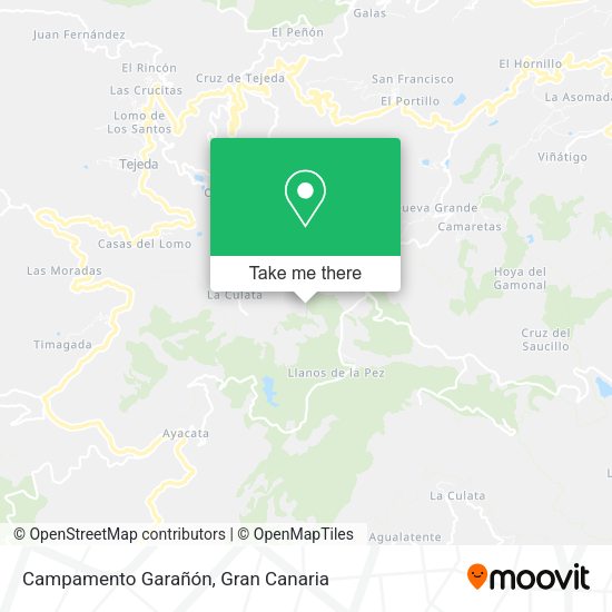 Campamento Garañón map