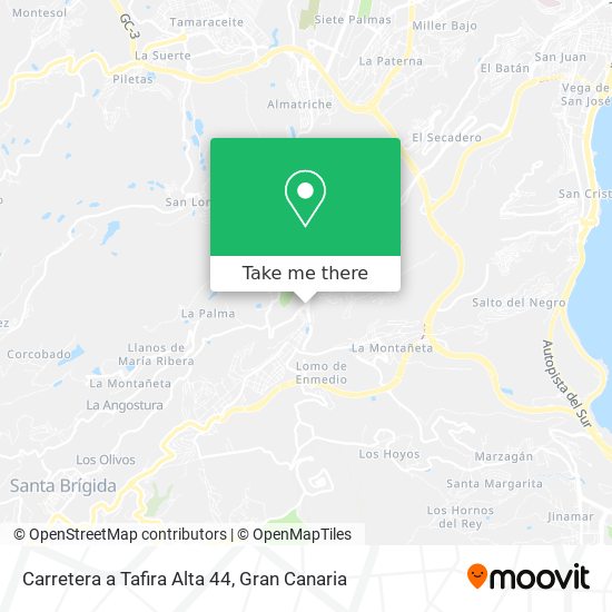 Carretera a Tafira Alta 44 map