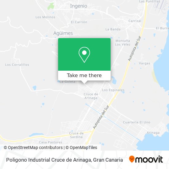 Poligono Industrial Cruce de Arinaga map