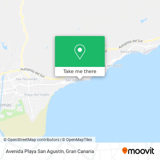 Avenida Playa San Agustín map