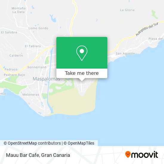 mapa Mauu Bar Cafe