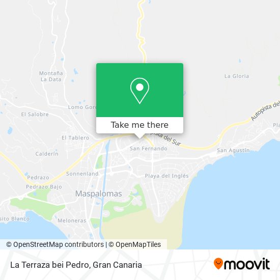 La Terraza bei Pedro map