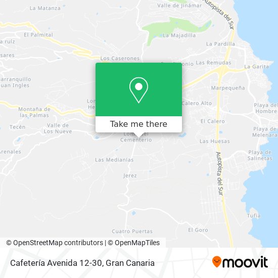 Cafetería Avenida 12-30 map