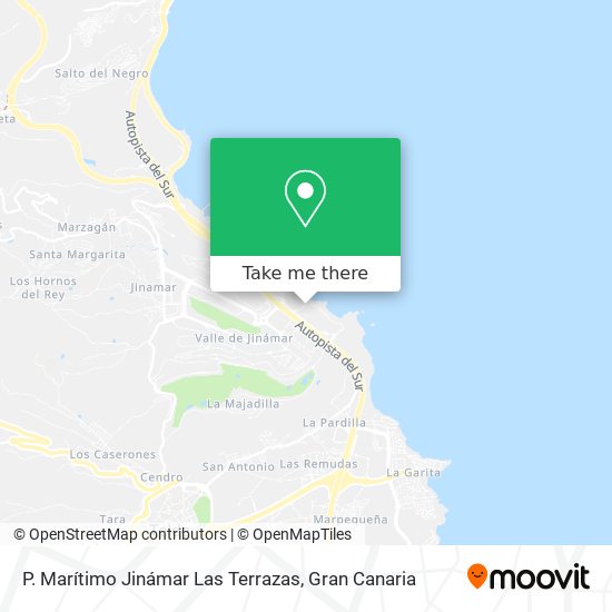 P. Marítimo Jinámar Las Terrazas map