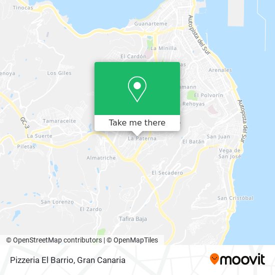 Pizzeria El Barrio map