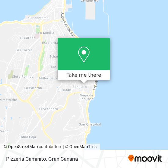 Pizzería Caminito map