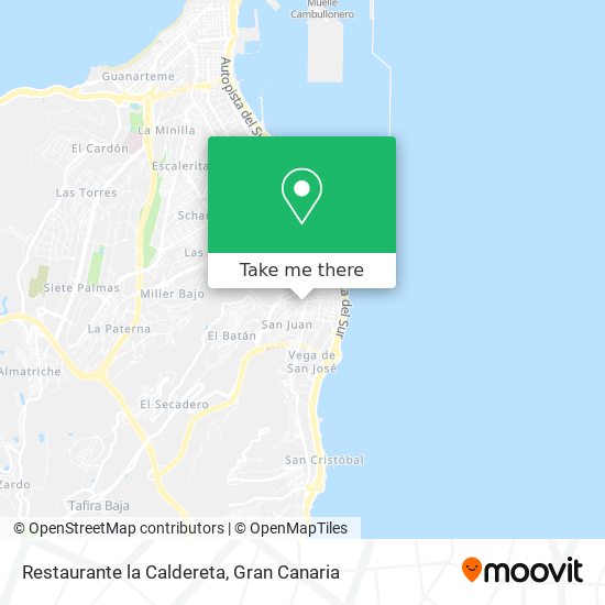 Restaurante la Caldereta map