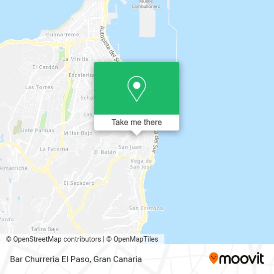 Bar Churreria El Paso map