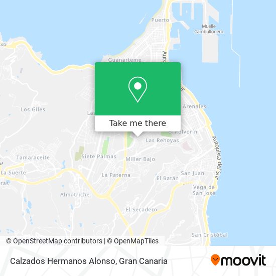 Calzados Hermanos Alonso map