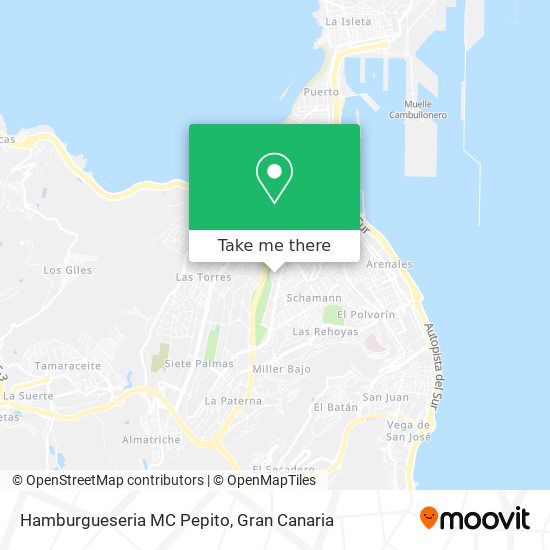 Hamburgueseria MC Pepito map