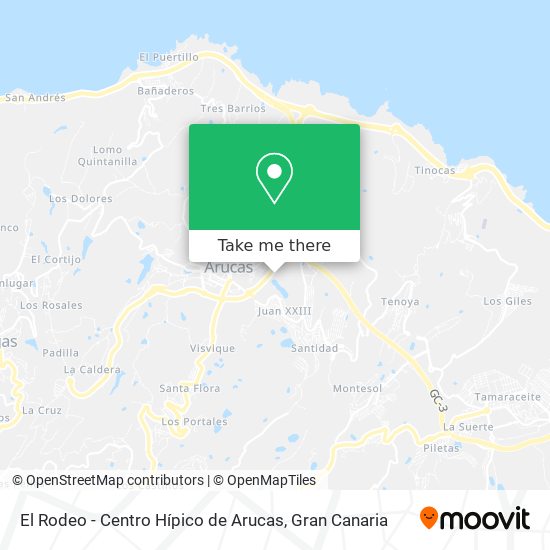 El Rodeo - Centro Hípico de Arucas map