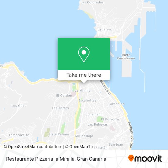 Restaurante Pizzeria la Minilla map