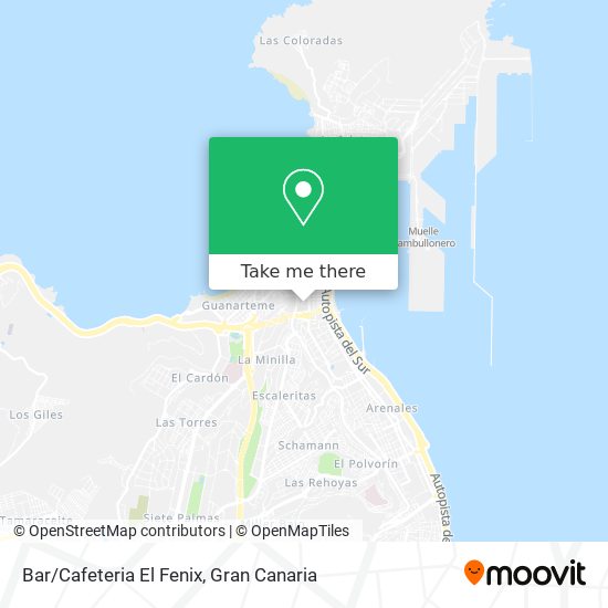Bar/Cafeteria El Fenix map