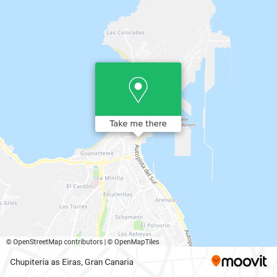 Chupiteria as Eiras map