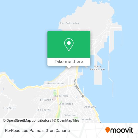 mapa Re-Read Las Palmas