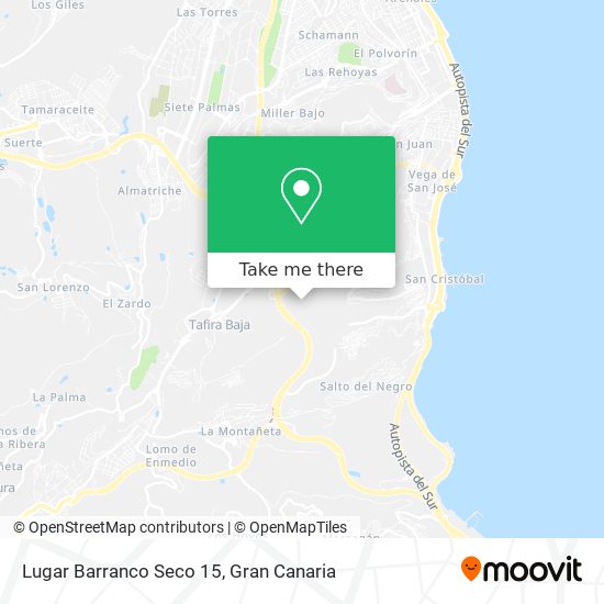 Lugar Barranco Seco 15 map