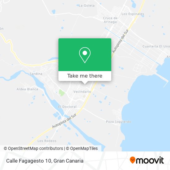 Calle Fagagesto 10 map