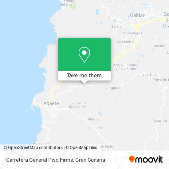 Carretera General Piso Firme map