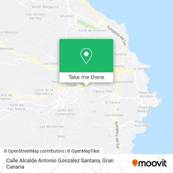Calle Alcalde Antonio González Santana map