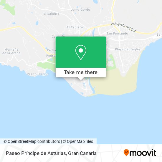 Paseo Príncipe de Asturias map