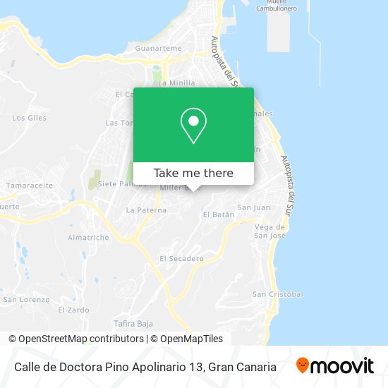 Calle de Doctora Pino Apolinario 13 map