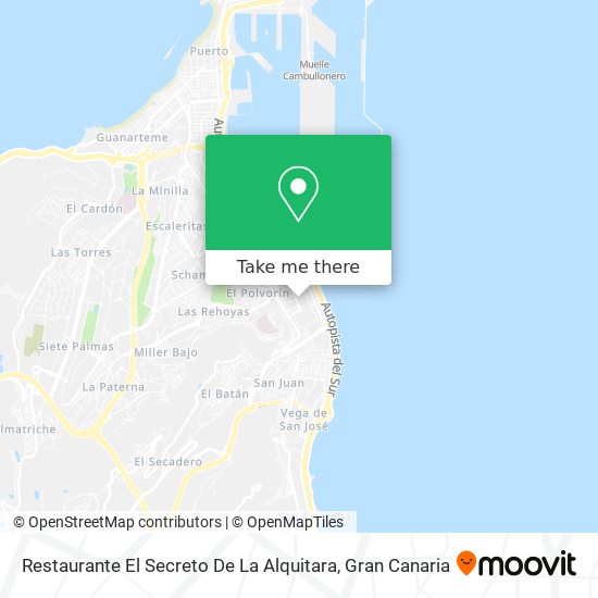 Restaurante El Secreto De La Alquitara map