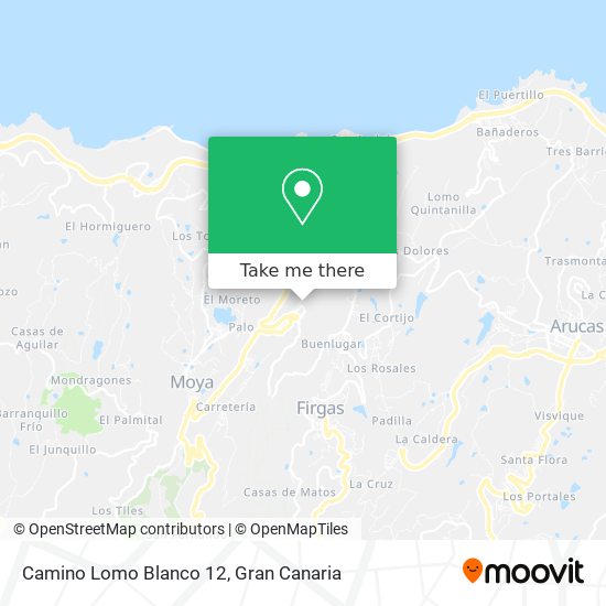 Camino Lomo Blanco 12 map