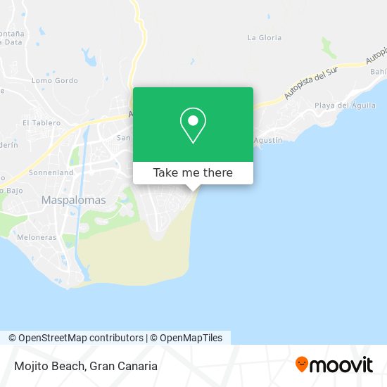 Mojito Beach map