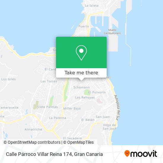 Calle Párroco Villar Reina 174 map