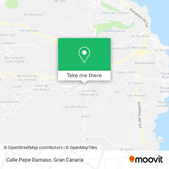 Calle Pepe Damaso map