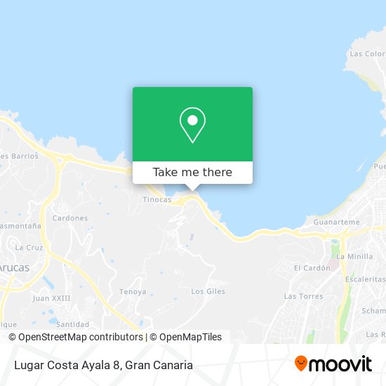 Lugar Costa Ayala 8 map