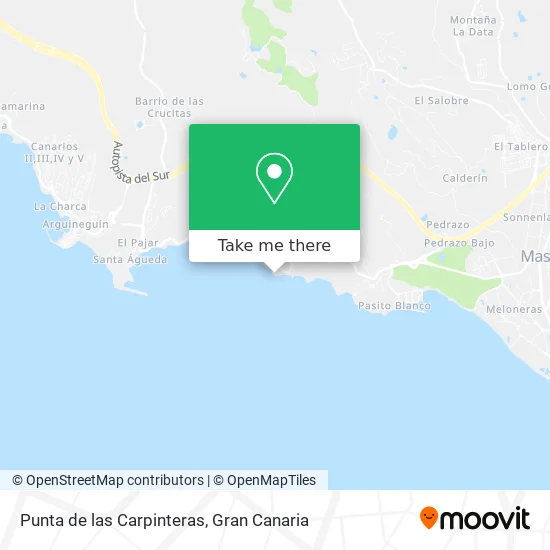 Punta de las Carpinteras map