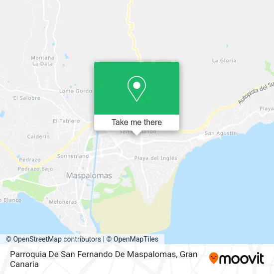 Parroquia De San Fernando De Maspalomas map
