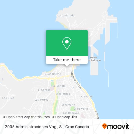 2005 Administraciones Vbg , S.l map