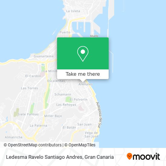 Ledesma Ravelo Santiago Andres map