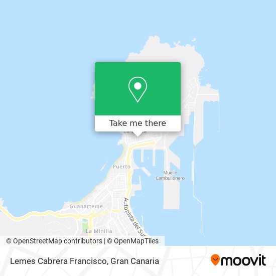 Lemes Cabrera Francisco map