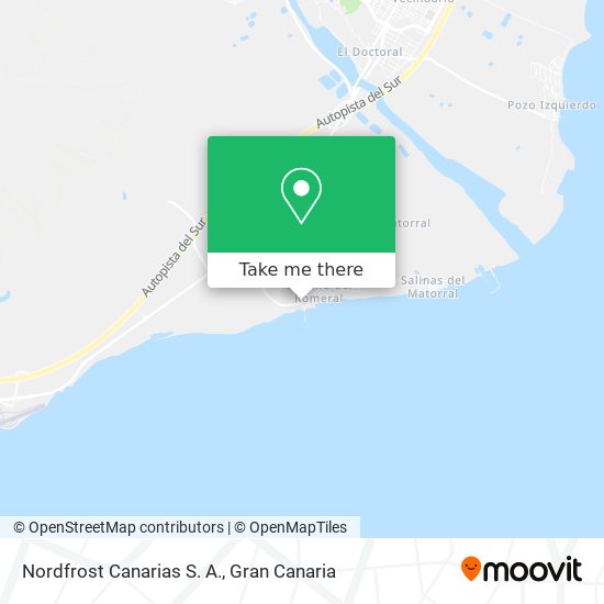 Nordfrost Canarias S. A. map