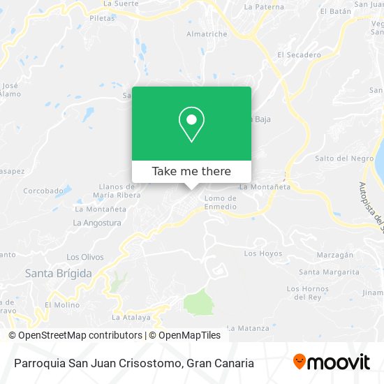 Parroquia San Juan Crisostomo map