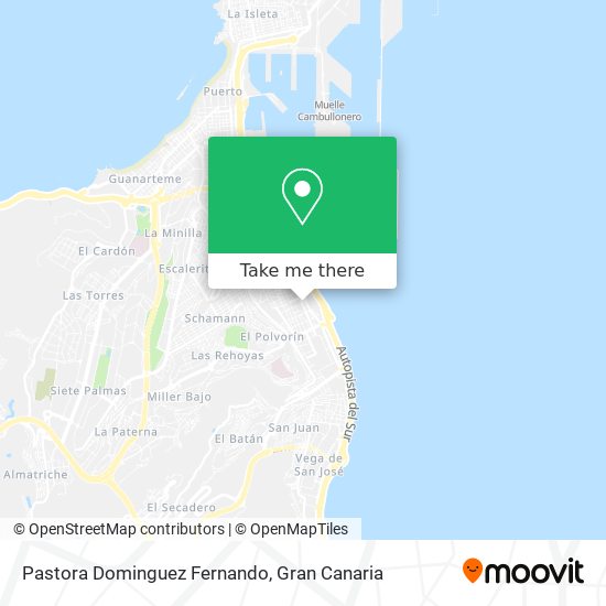 Pastora Dominguez Fernando map