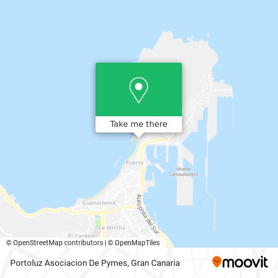 Portoluz Asociacion De Pymes map