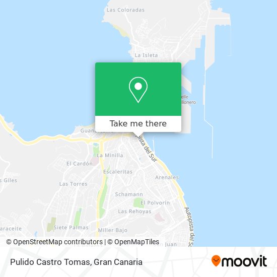 Pulido Castro Tomas map