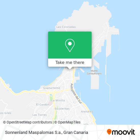 Sonnenland Maspalomas S.a. map