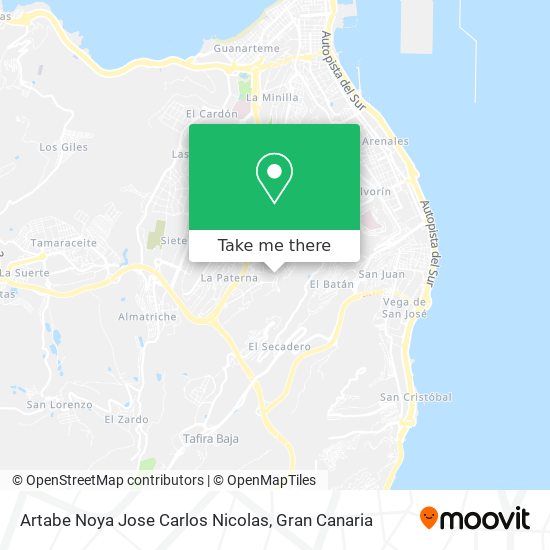 Artabe Noya Jose Carlos Nicolas map