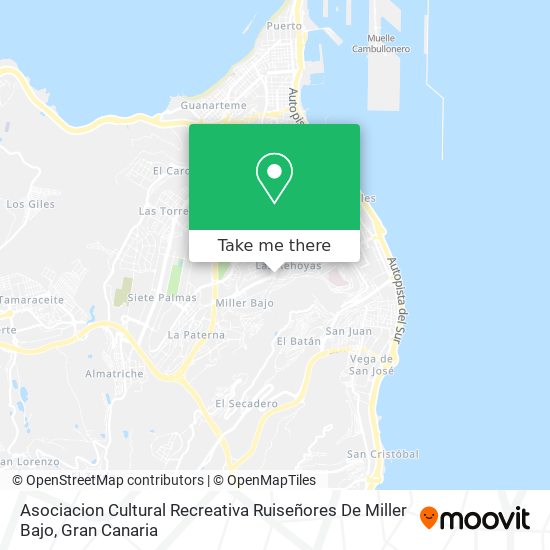 Asociacion Cultural Recreativa Ruiseñores De Miller Bajo map
